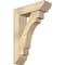 Ekena Millwork Merced Slat Rough Sawn Bracket w/ Offset Brace, Douglas Fir, 6"W x 20"D x 28"H BKT0604X20X28MRC06RDF - alternate 1